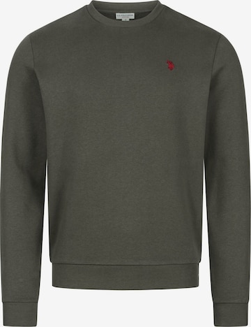 U.S. POLO ASSN. Sweatshirt in Groen: voorkant