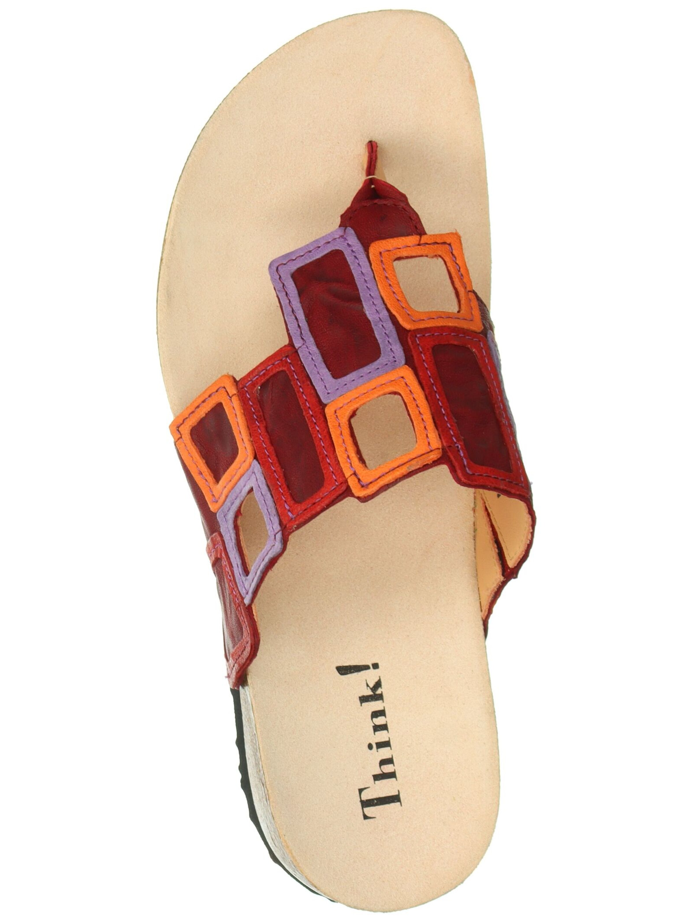 Tongs THINK! en rouge