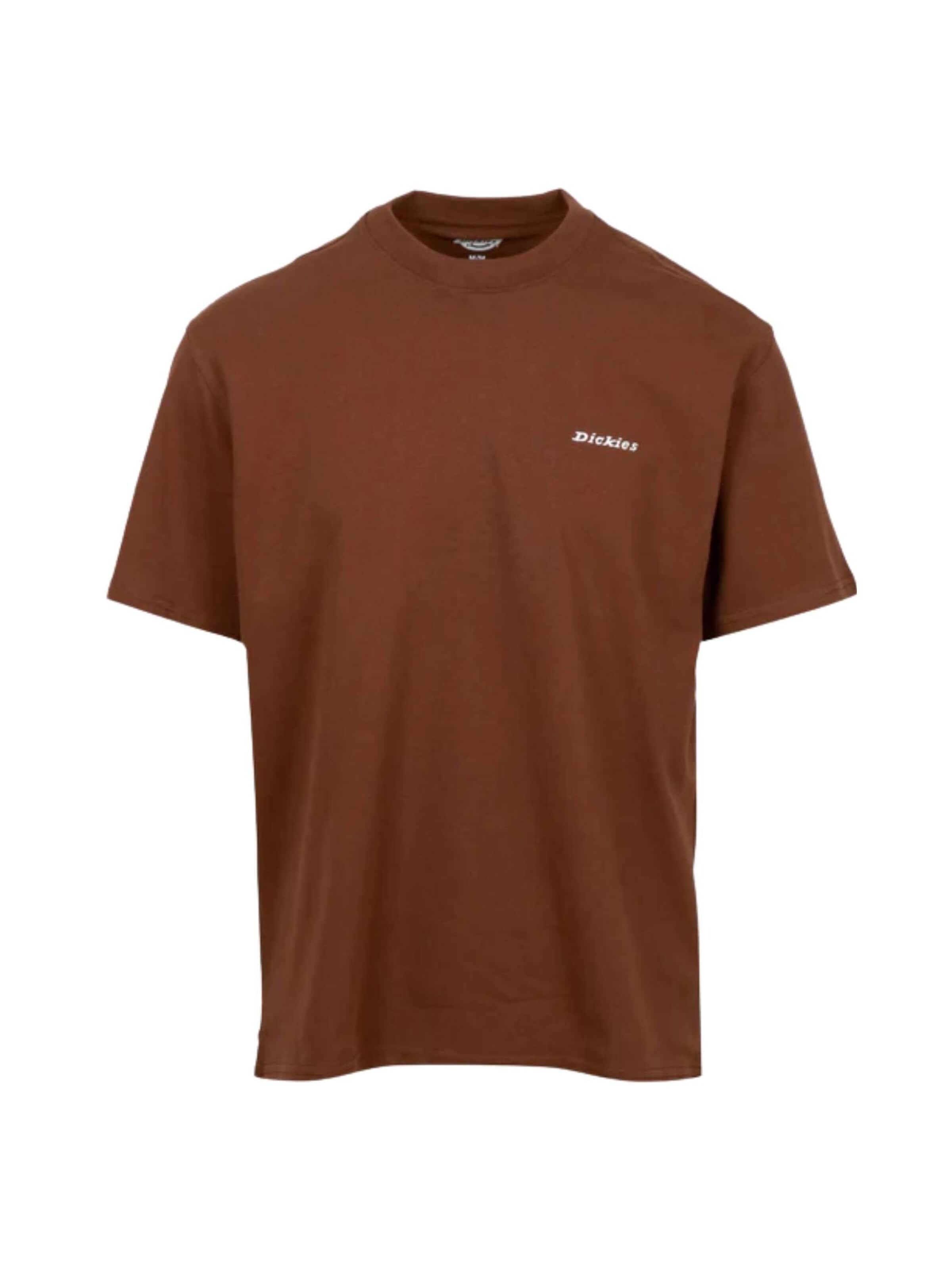 DICKIES T-shirt 'DICKIES LORETTO SS' i brun: framsida