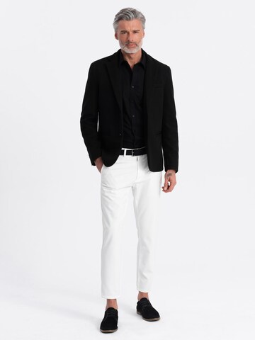 Coupe regular Veste de costume Ombre en noir