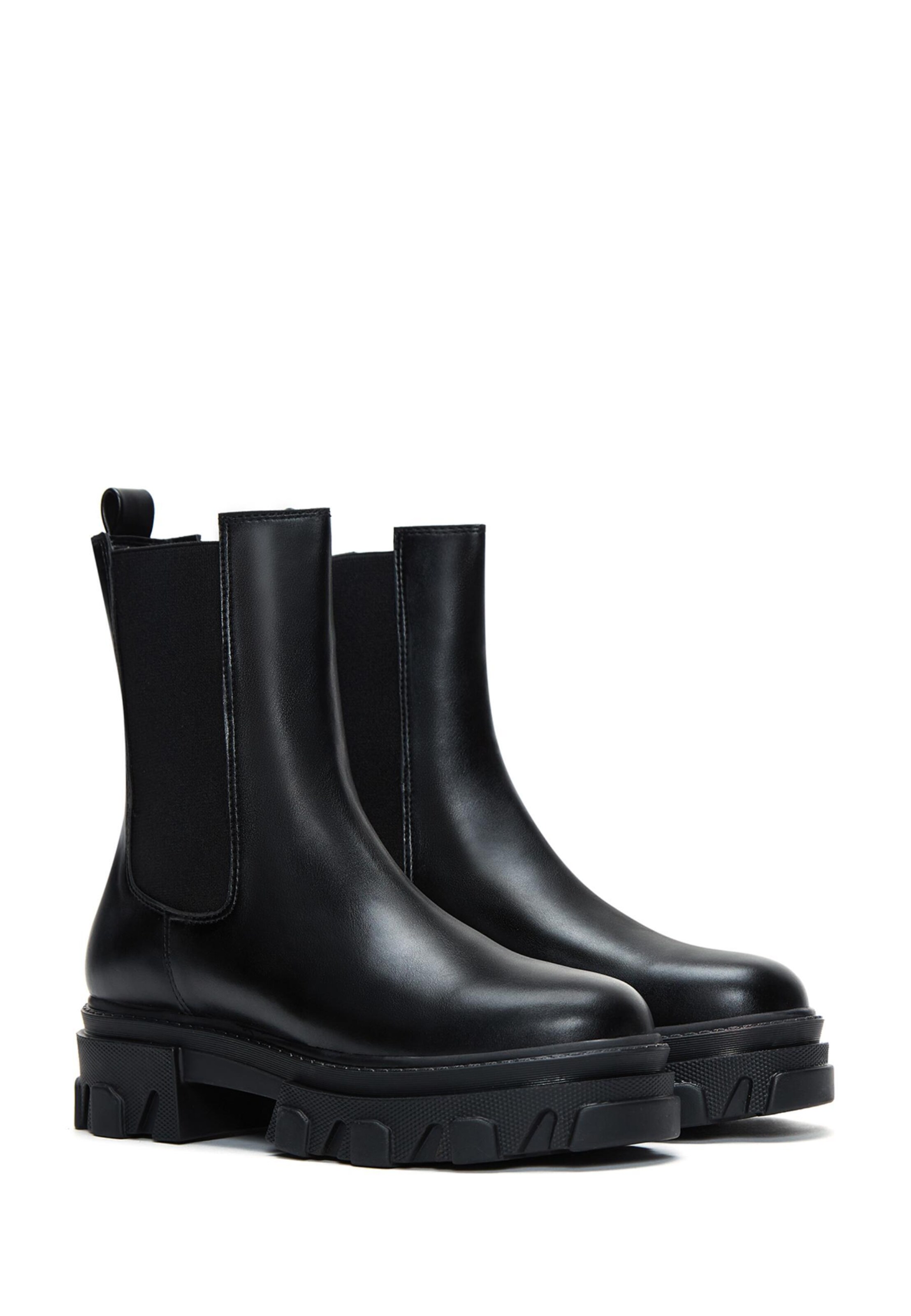 Derimod Chelsea Boots in Schwarz