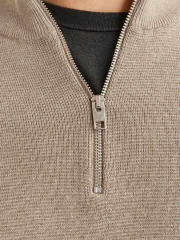 JACK & JONES Sweater 'Blamilano' in Beige