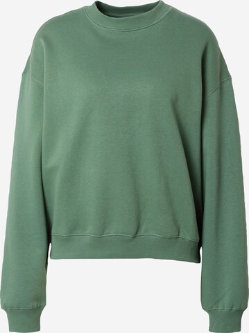 WEEKDAY Sweatshirt in Green: front