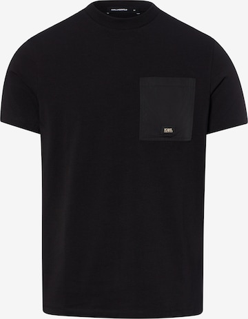Karl Lagerfeld - Camiseta en negro: frente