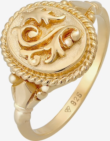 ELLI Ring Ornament, Vintage in Gold: predná strana