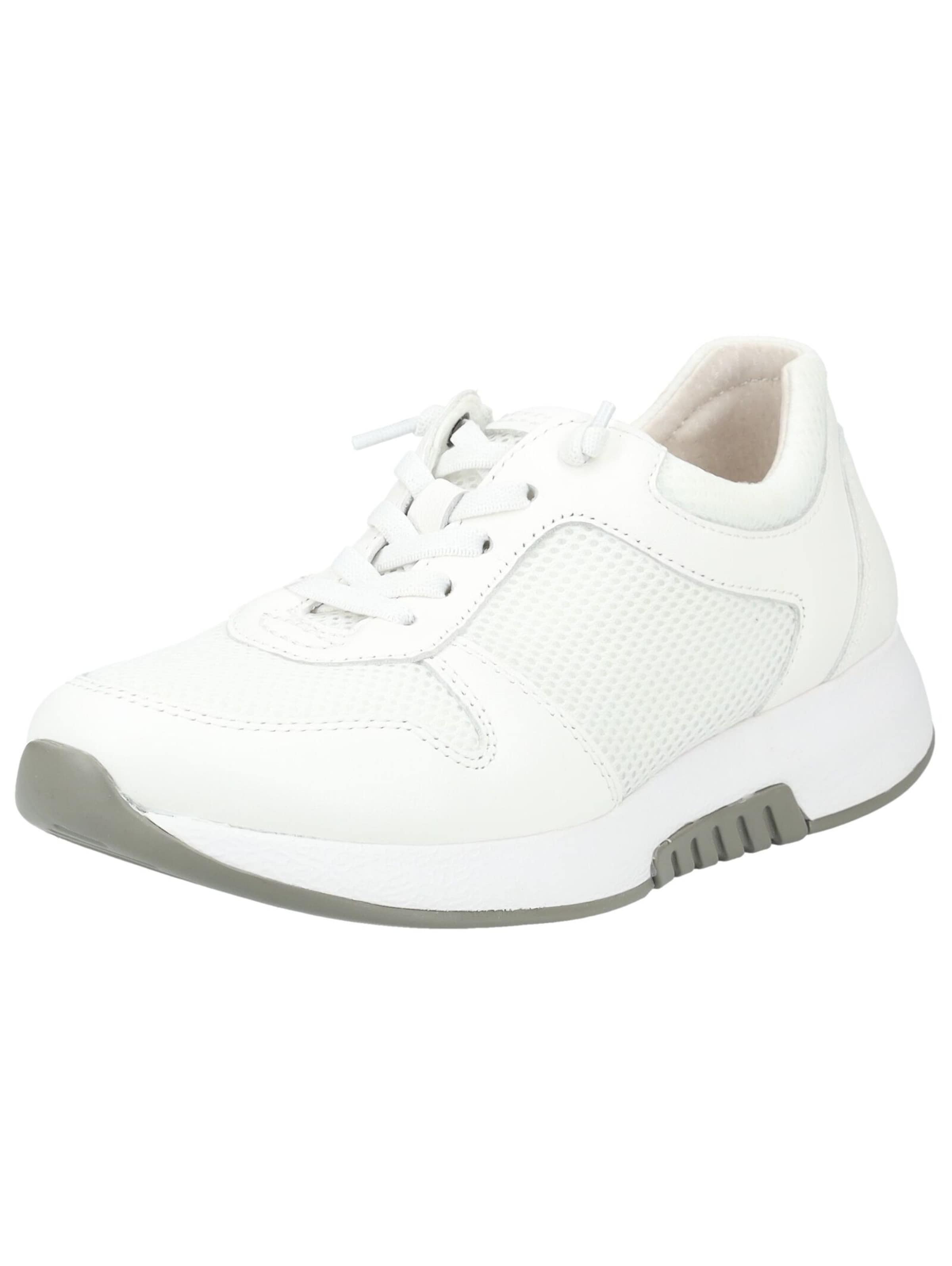 Baskets basses Rollingsoft en blanc : devant