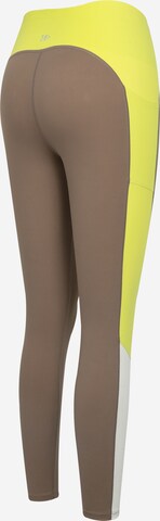 Yvette Sports Skinny Sportovní kalhoty 'Carly' – hnědá