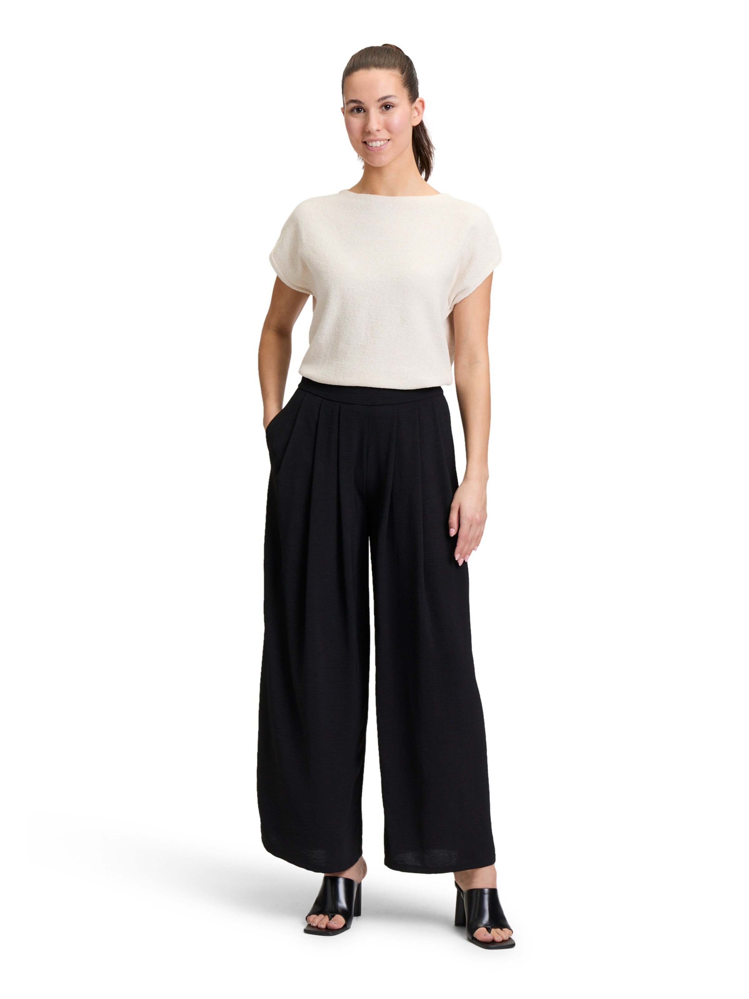 Cartoon Loosefit Hose in Schwarz