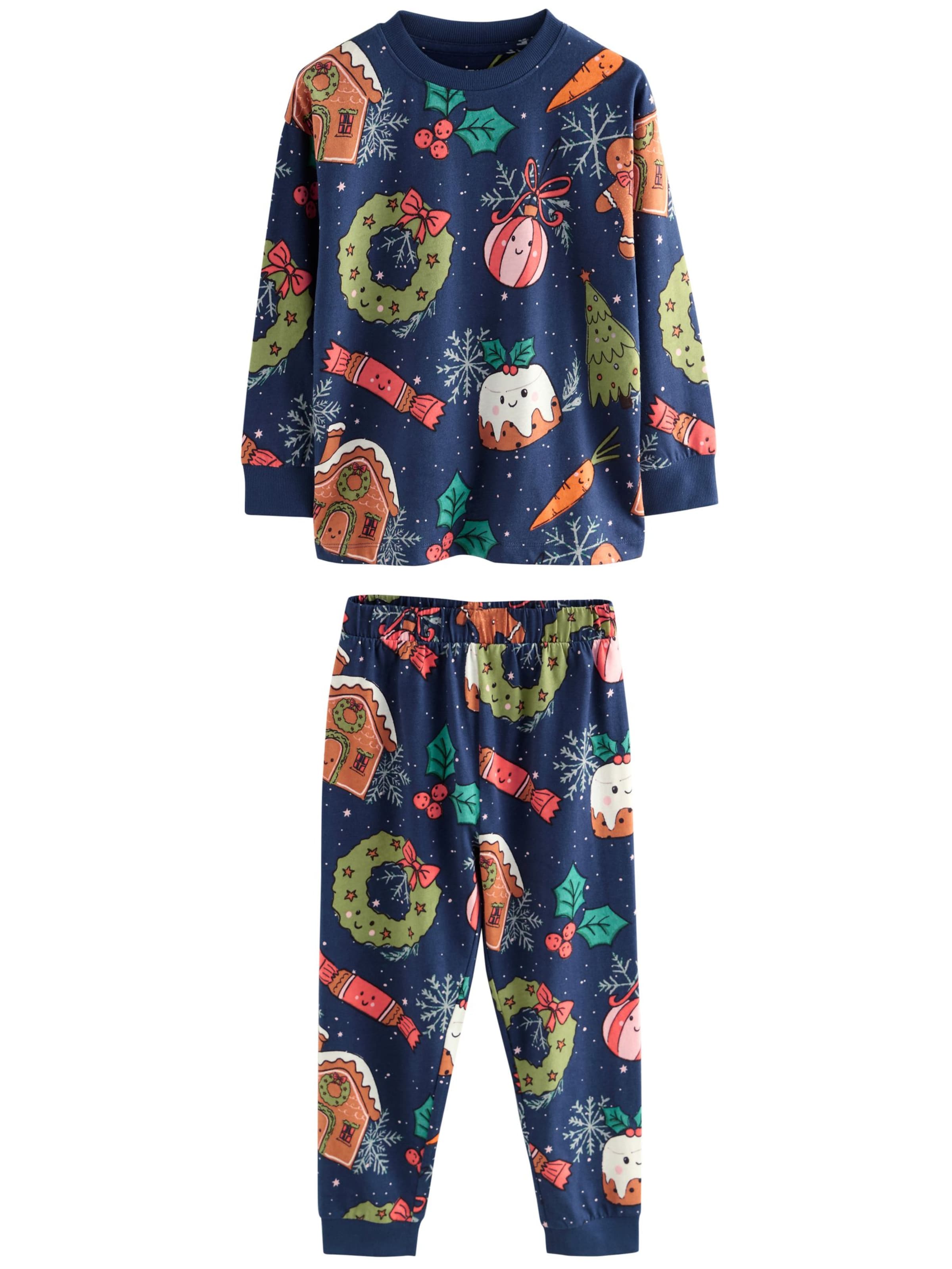 Next Пижама 'Family Xmas' в Синий: спереди