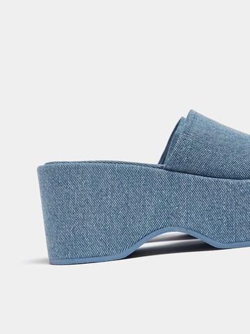 Pull&Bear Mules in Blue