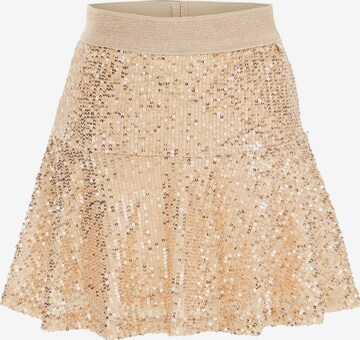 WE Fashion Skirt in Gold: front