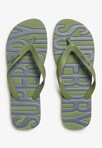 Superdry Teenslippers in Groen
