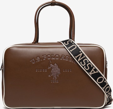 Borsa a mano di U.S. POLO ASSN. in marrone: frontale