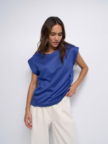 Salsa Jeans T-shirts in Blau: Vorderseite