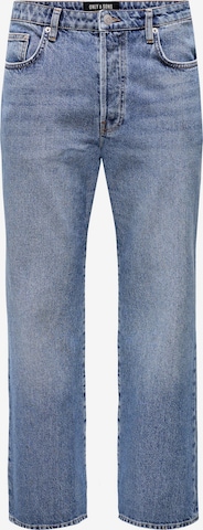 Only & Sons Loosefit Jeans 'Fade' in Blauw: voorkant