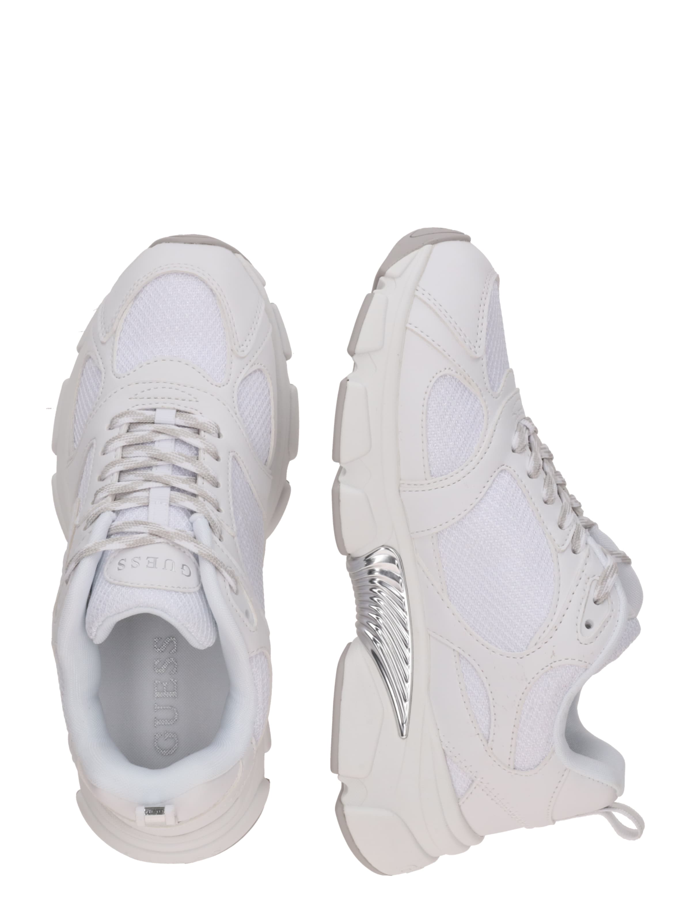 GUESS Nizke superge 'Ibitha' | bela barva