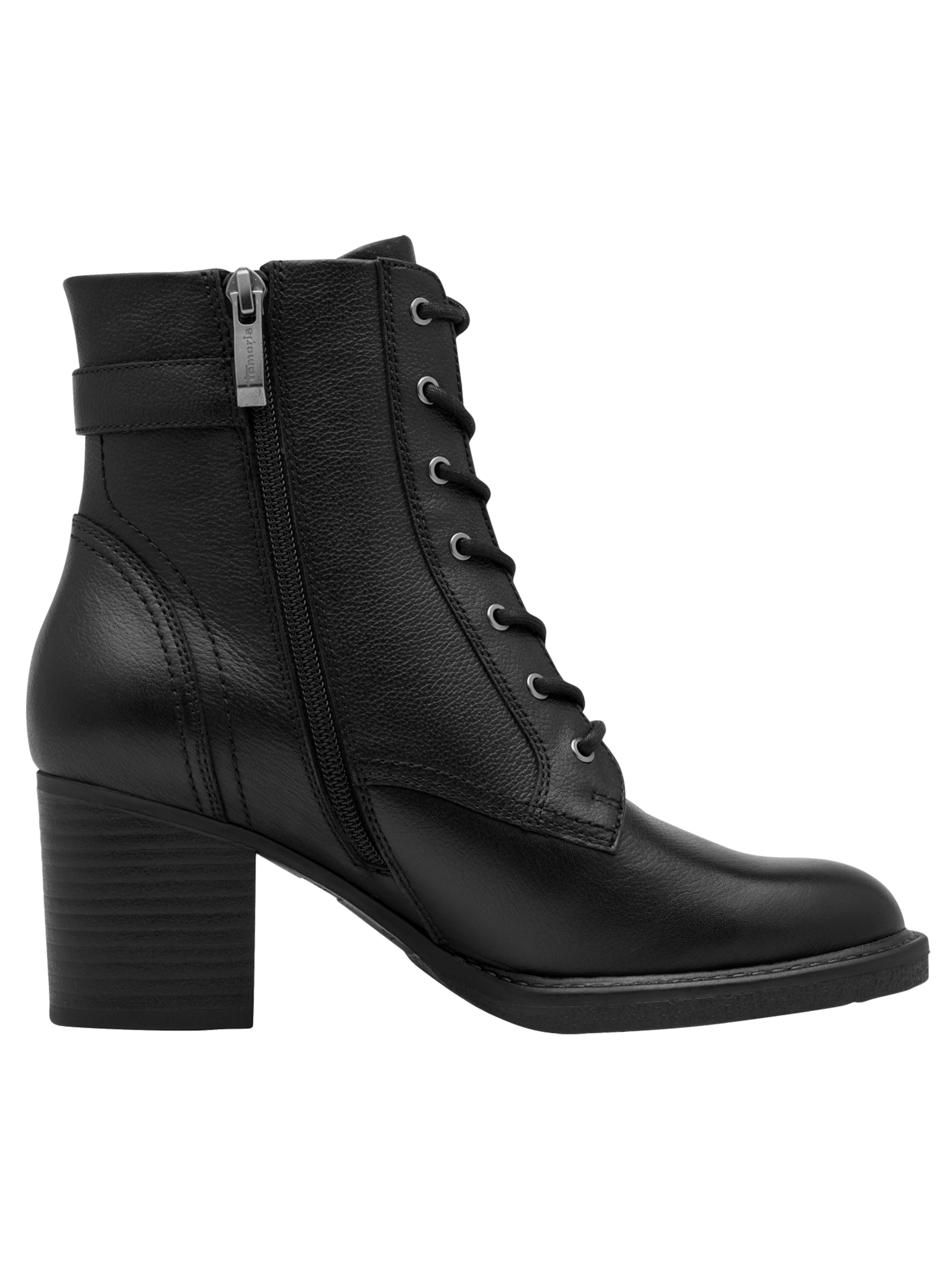 Bottines à lacets Tamaris en noir