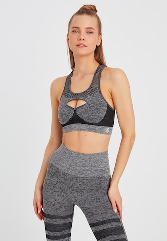 Leif Nelson Bralette Bra in Black: front