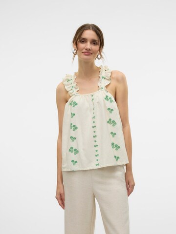 VERO MODA Topp 'VMPAMELA' i vit: framsida