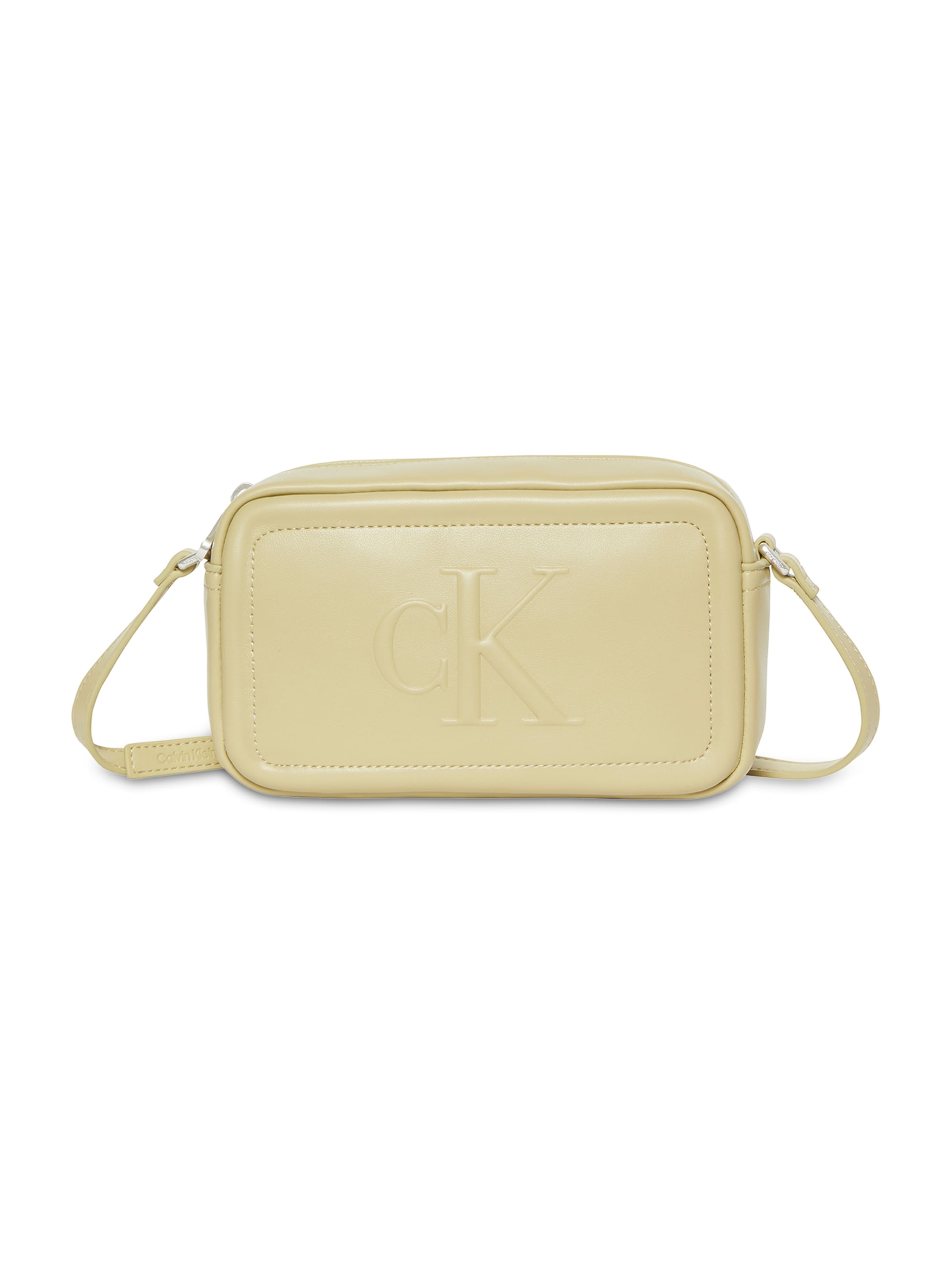 Calvin Klein Skuldertaske i beige: forside