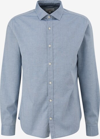 Coupe regular Chemise s.Oliver en bleu : devant