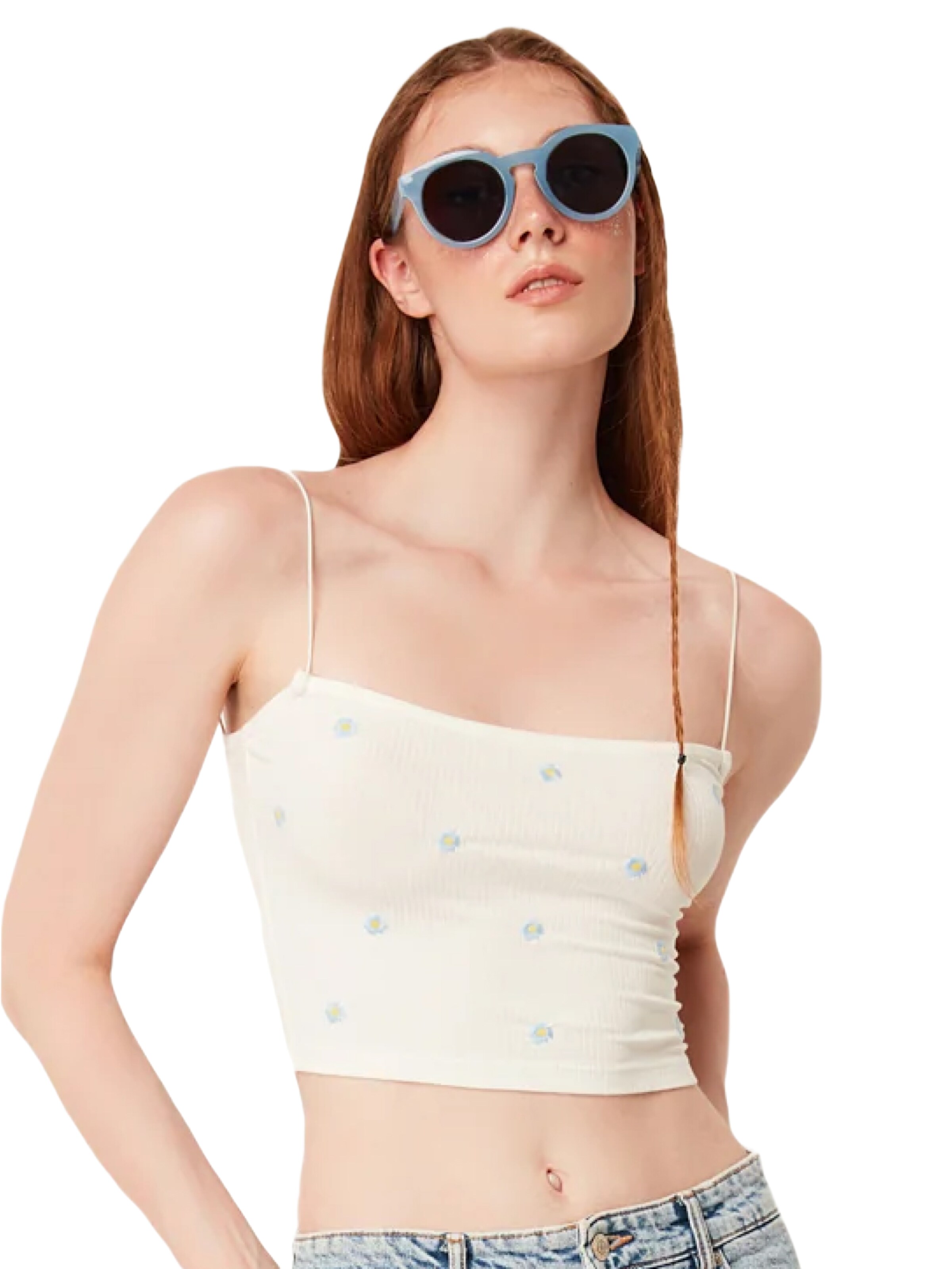 No Matter What Top in Beige