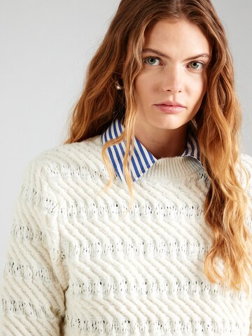 ABOUT YOU Sweater 'Mette ' in White