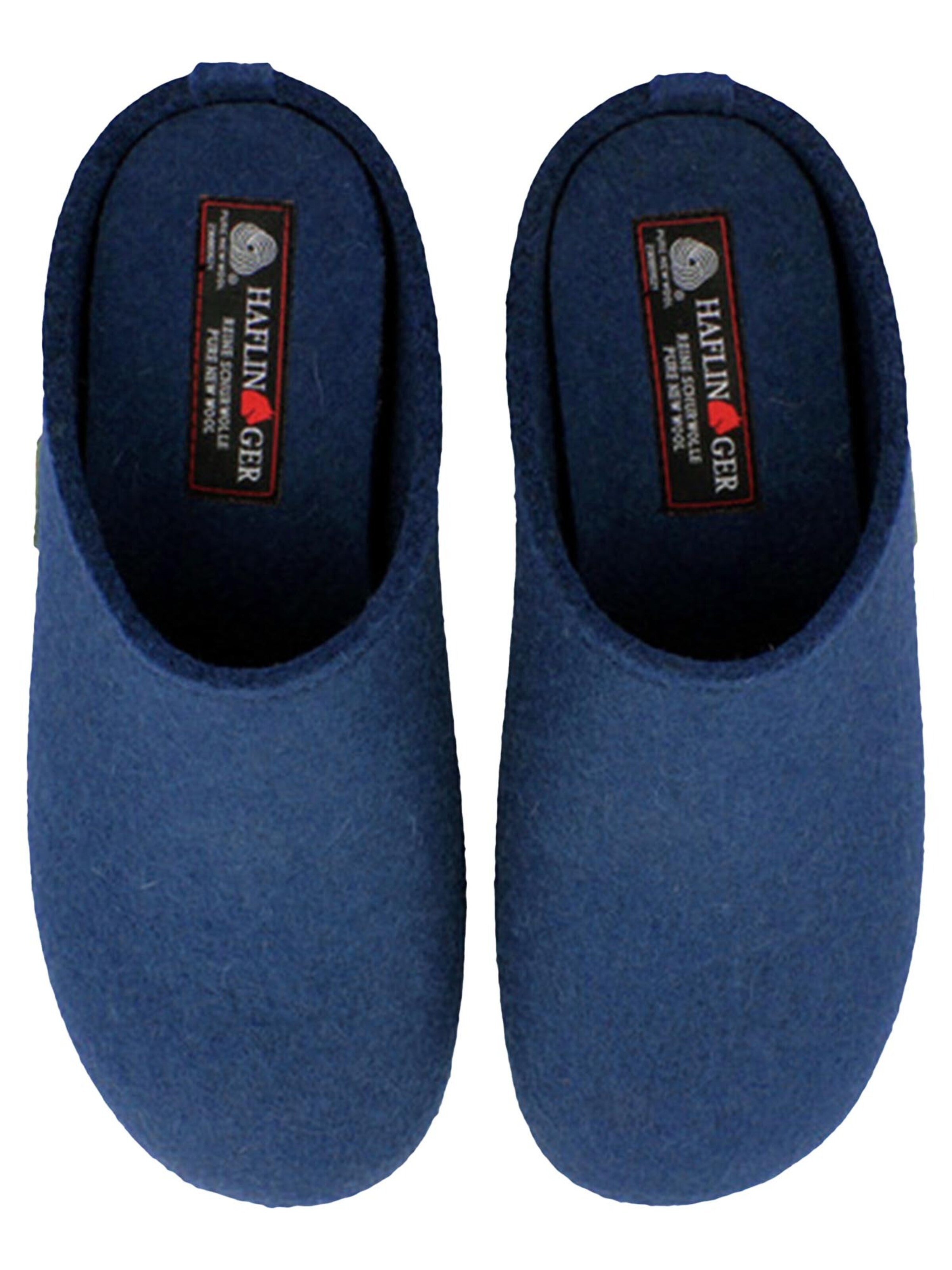 HAFLINGER Slippers 'Everest Fundus' in Blue