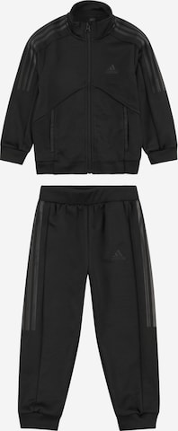 ADIDAS SPORTSWEAR Спортен костюм 'Tiro Suit-Up' в черно: отпред