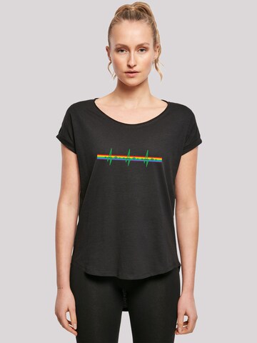 T-shirt 'Pink Floyd' F4NT4STIC en noir : devant