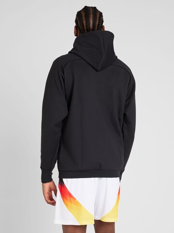 ADIDAS SPORTSWEAR Athletic Zip-Up Hoodie 'Z.N.E.' in Black