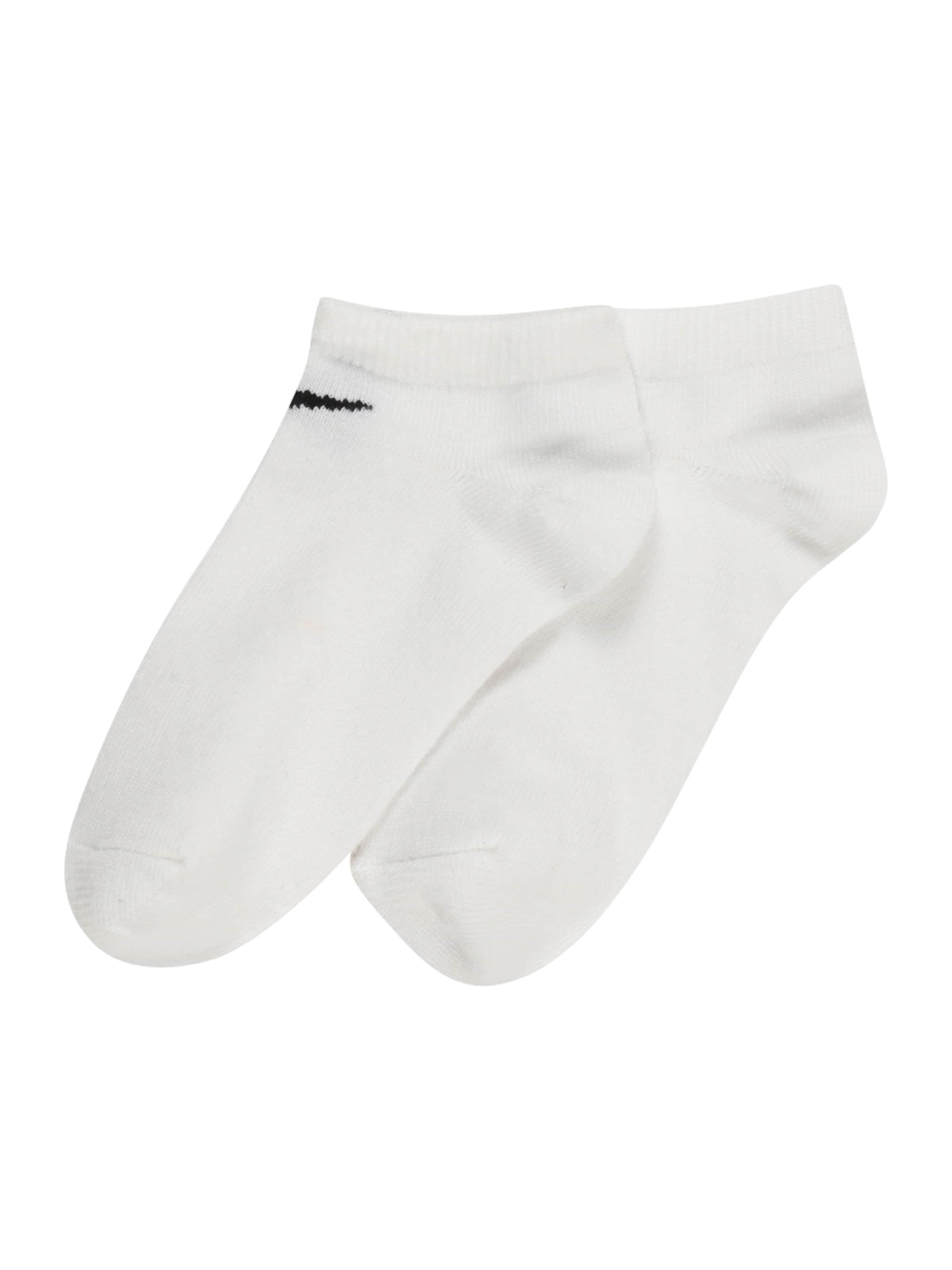 NIKE Спортни чорапи в бяло: отпред