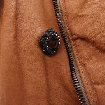 DOLCE & GABBANA Lederjacke / Ledermantel S in Braun