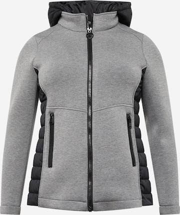 SAMOON Between-season jacket in Grey: front