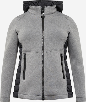 SAMOON Between-Season Jacket in Grey: front