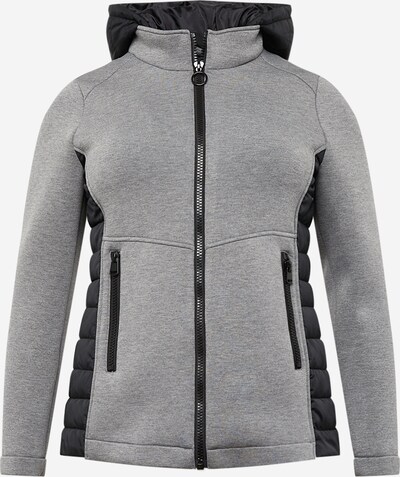 SAMOON Prehodna jakna | pegasto siva / črna barva, Prikaz izdelka