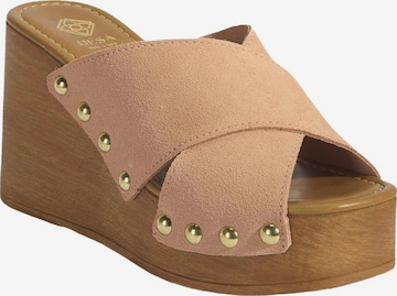 Desa Slipper in Pink: front