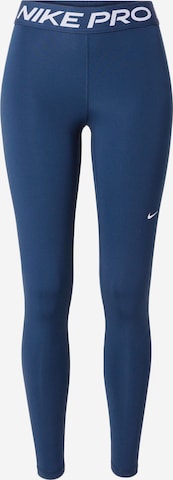 NIKE Sporthose 'Nike Pro' in Blau: Vorderseite