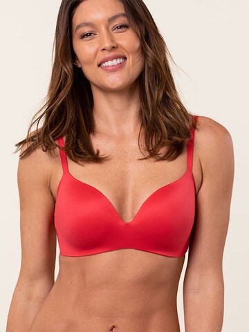 Royal Lounge Intimates T-shirt Bra 'Royal Delite' in Red: front