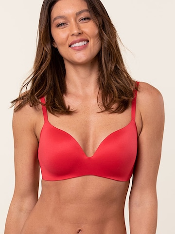 Royal Lounge Intimates T-shirt BH 'Royal Delite' in Rood: voorkant
