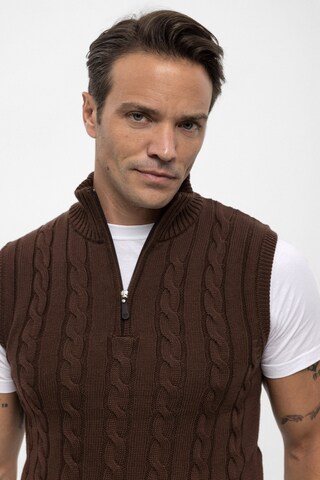 Pull-over Felix Hardy en marron