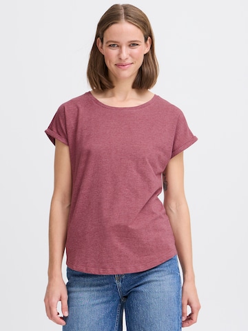 T-shirt 'Pamila' b.young en rouge : devant