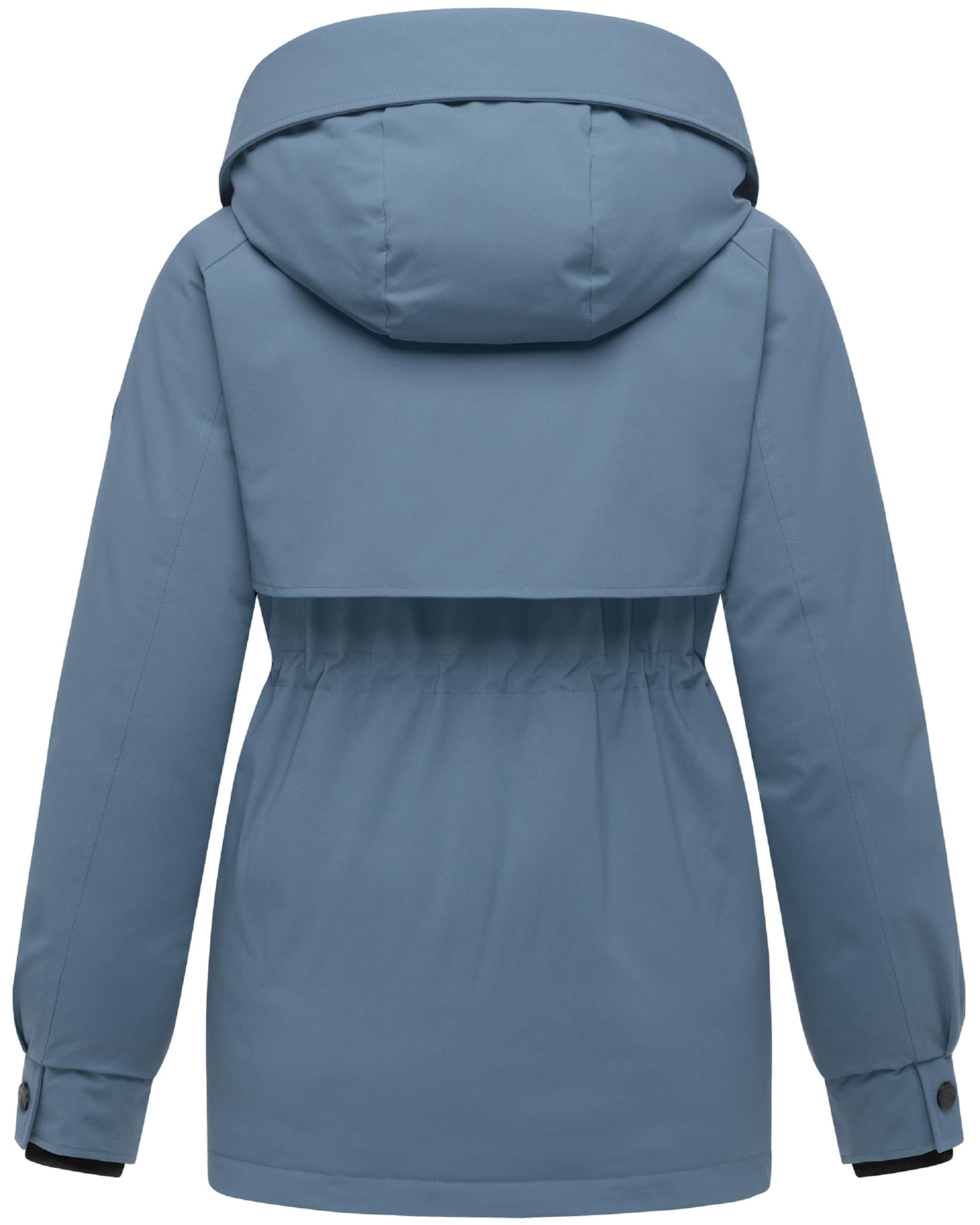 MARIKOO Pitkä talvitakki 'Shigaraa XVI' värissä sininen