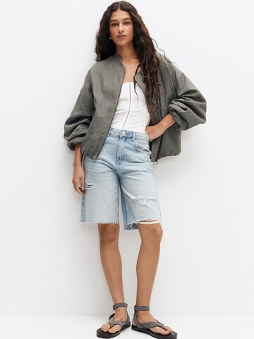 Pull&Bear Jacke in Grau