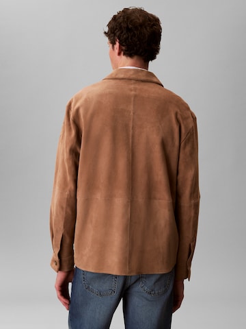 Veste mi-saison Calvin Klein en marron