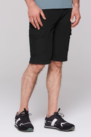 CAMP DAVID Loosefit Cargohose in Schwarz