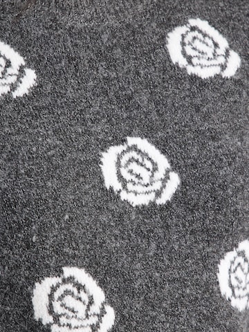 VERO MODA Pulóver 'VMDOFFY INTARSIA' - szürke