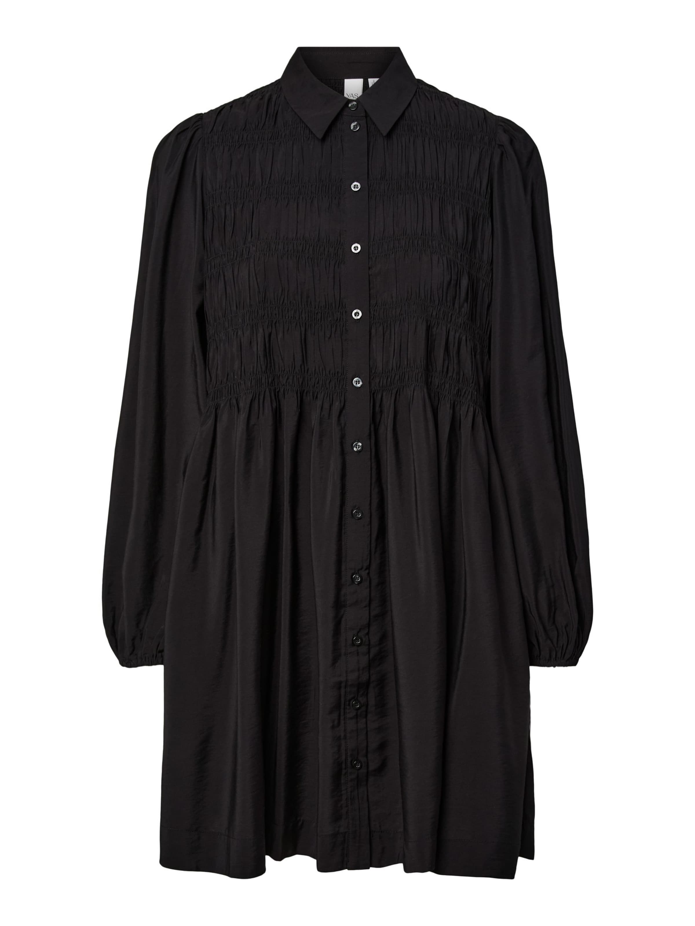 YAS Shirt dress 'YASPala' in Black: front