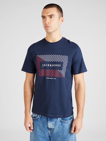 JACK & JONES Shirt 'CYRUS' in Blauw: voorkant