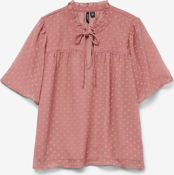 VERO MODA Blouse 'VMLeah' in Roze: voorkant